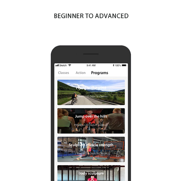 fino fitness app multi-media classes